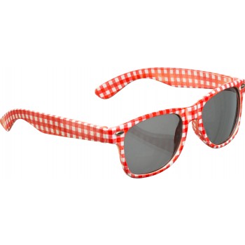 Lunettes de soleil rouge-blanc
