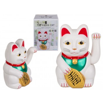 Winkekatze 20 cm aus Kunststoff 2xAA Batterien