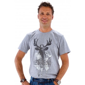 T-Shirt Tyrolien Wiesn-Freund pour hommes taille L