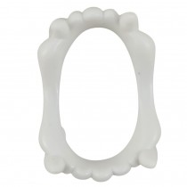 Dentiers Dracula, blanc 6.5 cm