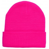 Bonnet rose-vif neon