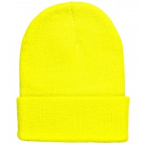 Bonnet jaune neon