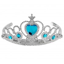 Diadem argent avec pierres turqoise