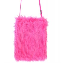 Sac à bandoulière en peluche
