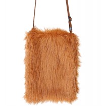 Sac à bandoulière en peluche