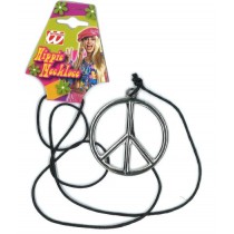 Médaillon Hippie Peace en métal