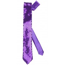 Cravatte violet avec pailleté