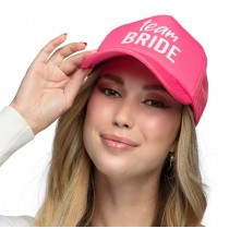 Casquette rosé Team Bride