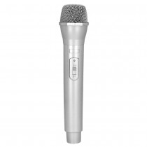 Microphone argent 23.5 cm