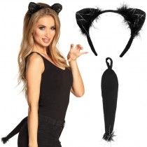 Set chat tiare et queue