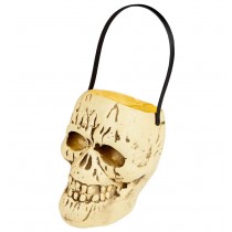 Seau Tête de mort 17x15 cm