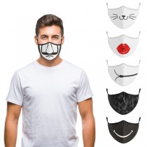Masque de protection avec print