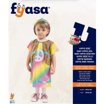 Costume Hippie fille 1 à 2 ans