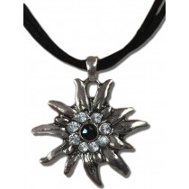 Collier traditionnel Edelweiss argent