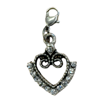 Pendentif pour costume tyrolien coeur