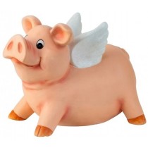 Tirelire cochon avec ailes