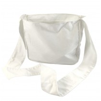 Sac en tissu blanc pour le carneval,30x27x9 cm
