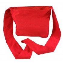 Sac en tissu rouge pour le carneval, 30x27x9 cm
