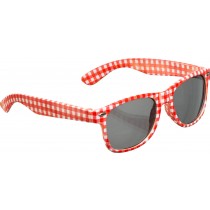 Lunettes de soleil rouge-blanc