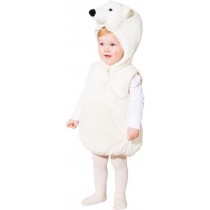 Costume pour enfants petit ours polaire taille 104 104