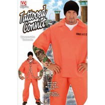 Costume prisoner tatoué