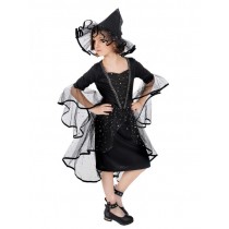 Costume sorcière Luxe Helena taille 104 cm