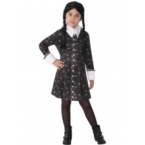 Costume Wednesday Addams taille enfant L