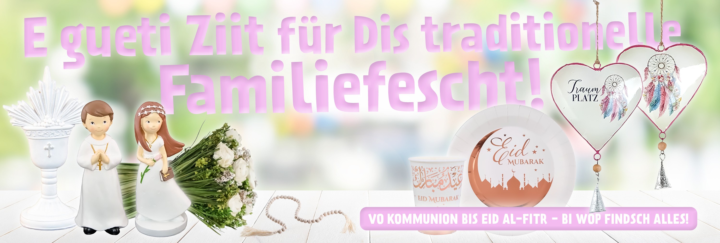 Heilige Deko! Ob Hochzeit, Taufe, Konfirmation oder Kommunion. Mit diesen Tipps wird Dein Fest unvergesslich. 