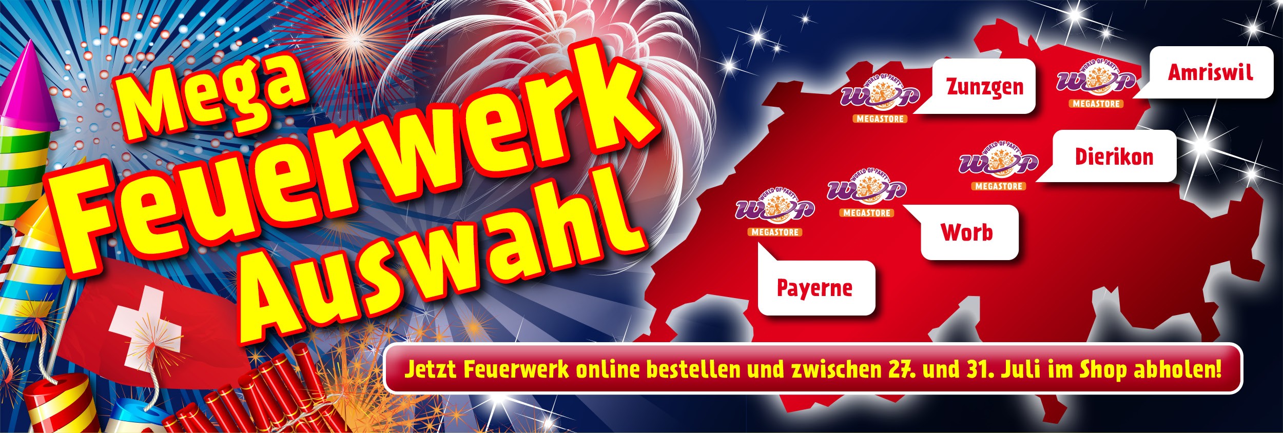 Alles Gueti Schwyz! Mit diesen Feuerwerk-Tipps lässt Du es sicher krachen 