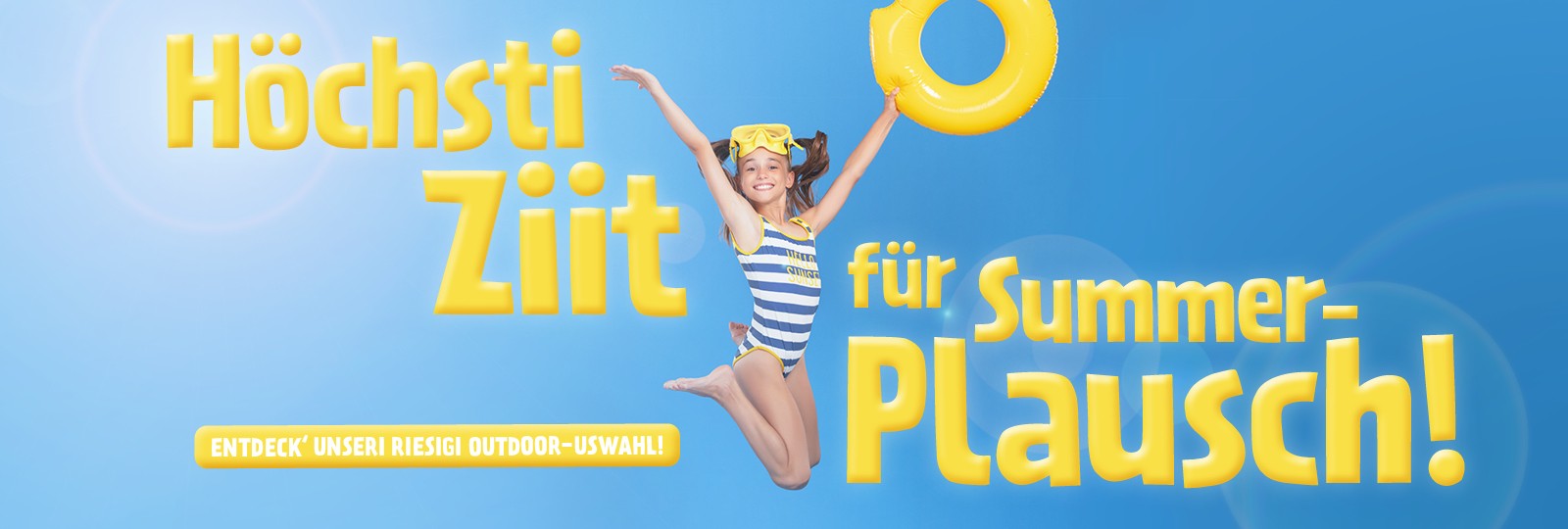 Auf die Plätze, fertig, los! Sommer-Spass für klein & gross