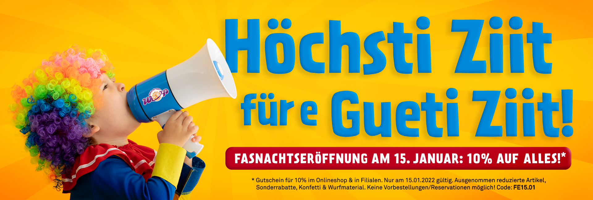 Auf die Plätze, fertig, los – dieses Jahr schreiben wir Fasnacht wieder gross.