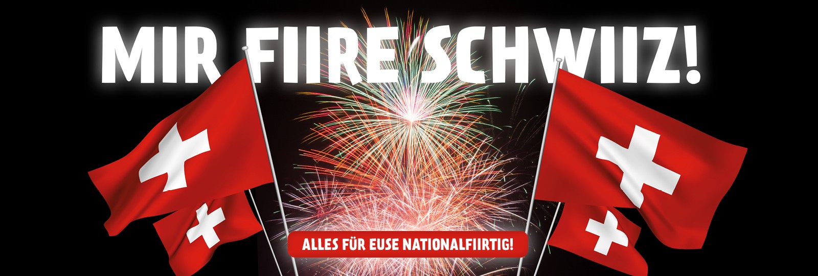 Die grösste Party der Schweiz ganz in Rot und Weiss 